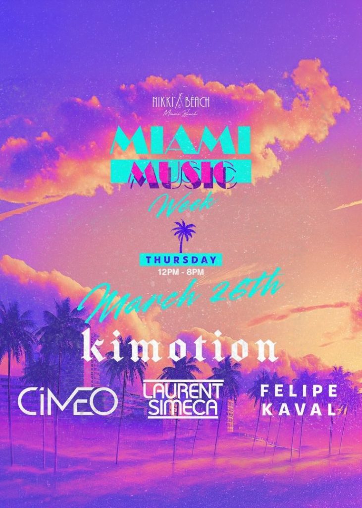 decorative: miami music week poster