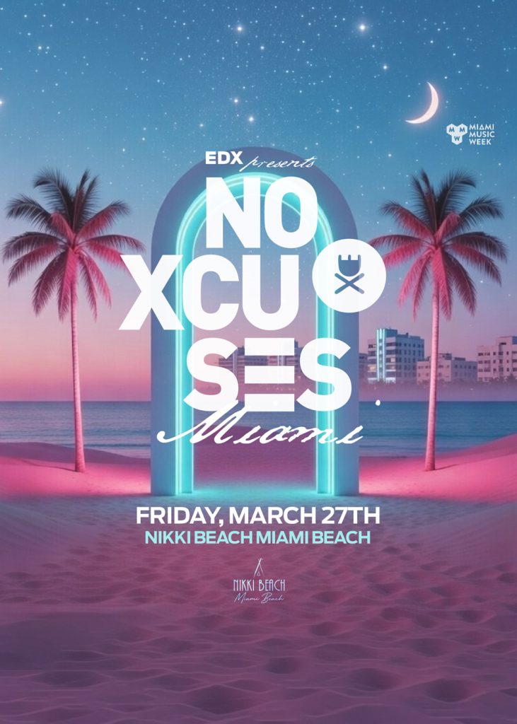 decorative: no xcuses event poster