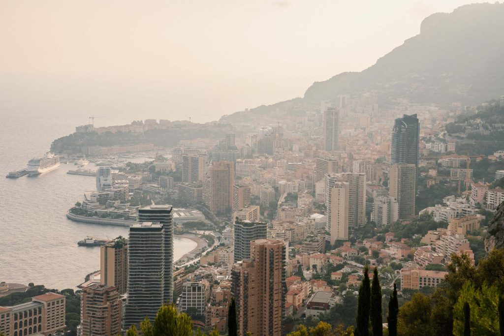 Skyline view of Monaco