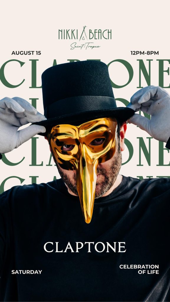 claptone dj promo poster